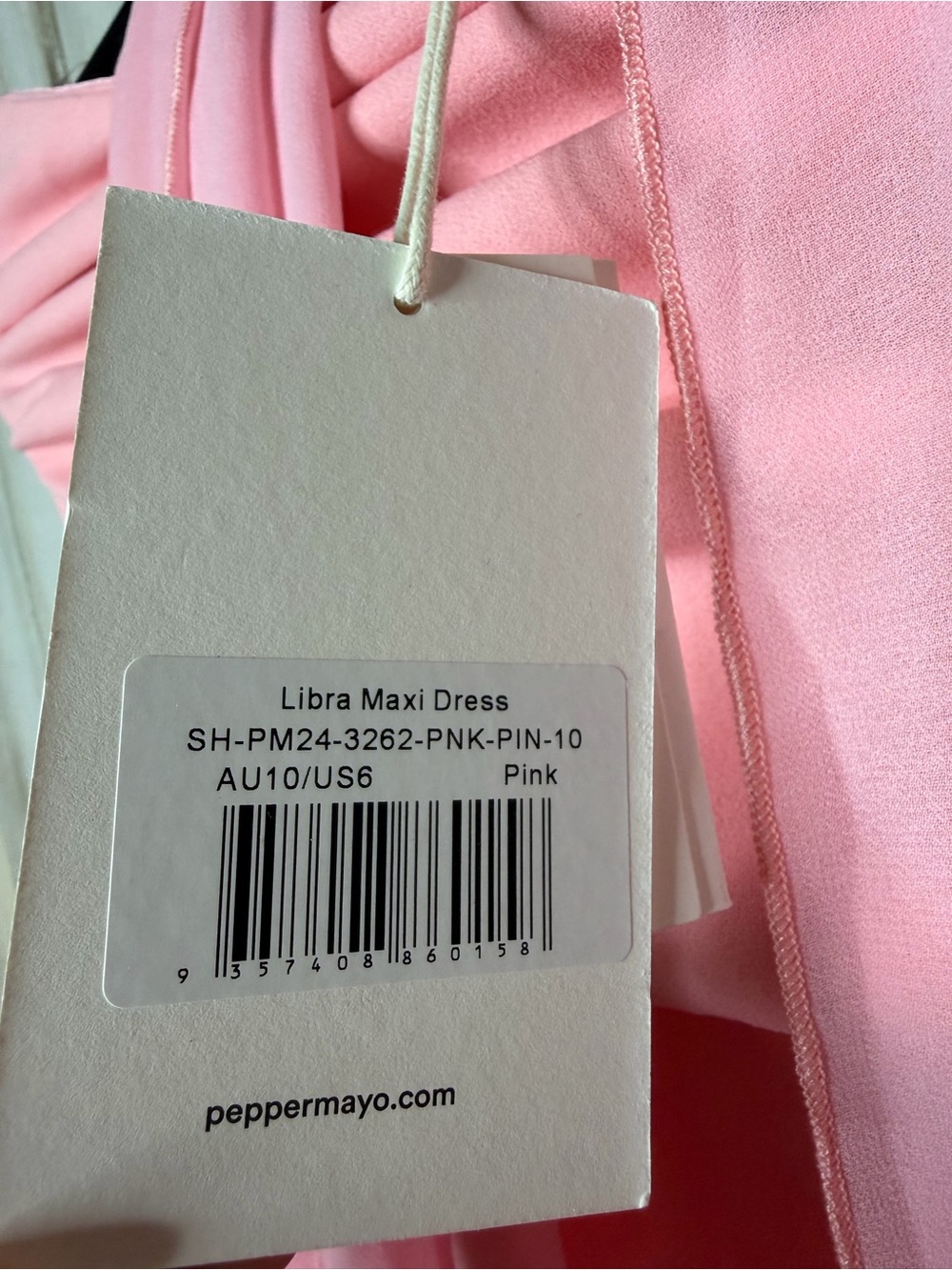 Peppermayo Pink Strapless Libra Maxi Dress - Picture 3 of 7